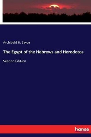 Cover of The Egypt of the Hebrews and Herodotos