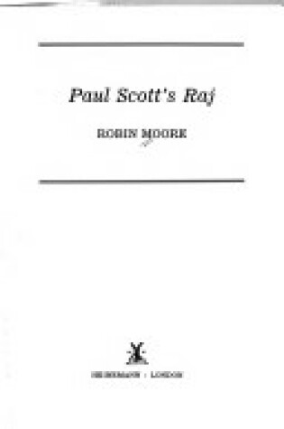Cover of Paul Scott's Raj