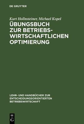 Cover of Übungsbuch Zur Betriebswirtschaftlichen Optimierung