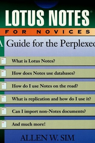 Cover of Lotus Notes for the Novice