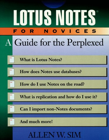 Book cover for Lotus Notes for the Novice