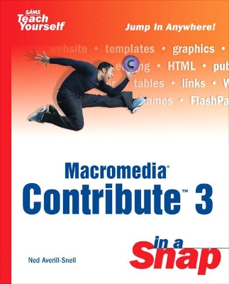 Book cover for Macromedia Contribute 3 in a Snap