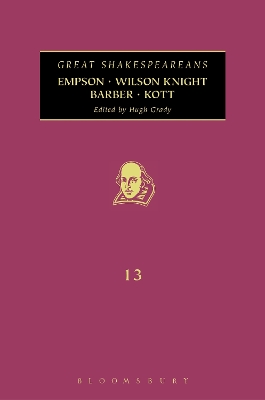 Book cover for Empson, Wilson Knight, Barber, Kott