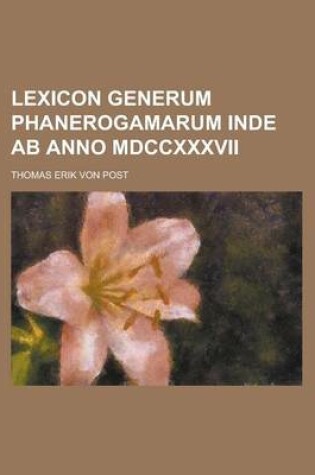 Cover of Lexicon Generum Phanerogamarum Inde AB Anno MDCCXXXVII
