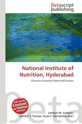 Cover of National Institute of Nutrition, Hyderabad