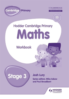 Cover of Hodder Cambridge Primary Maths Workbook 3