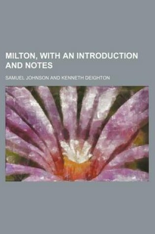 Cover of Milton, with an Introduction and Notes