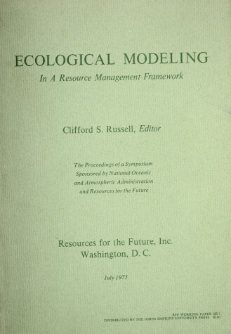 Book cover for Ecological Modelling