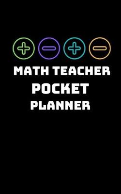 Book cover for Math Teacher Pocket Planner