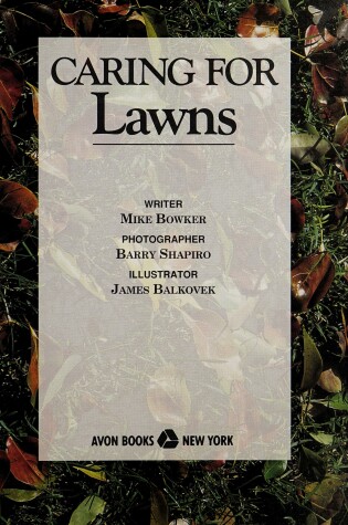 Cover of Caring for Lawns