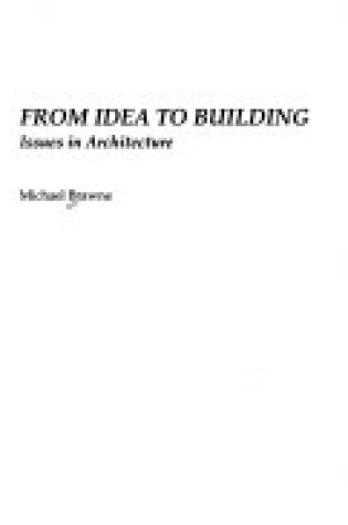 Cover of From Idea to Building