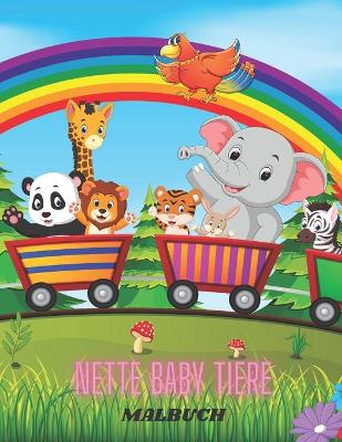 Book cover for Nette Baby Tiere - Malbuch