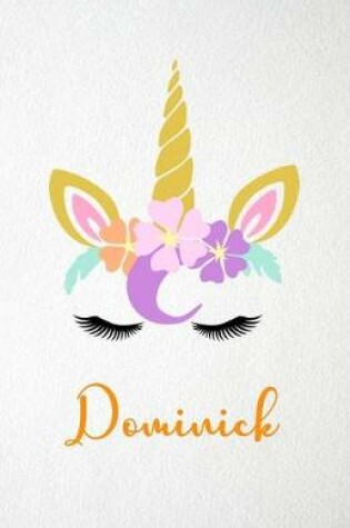 Cover of Dominick A5 Lined Notebook 110 Pages