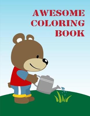 Book cover for Awesome Coloring Book