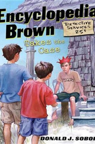 Cover of Encyclopedia Brown Takes the Case