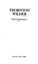 Cover of Thornton Wilder