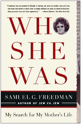 Book cover for Who She Was