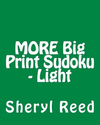 Book cover for MORE Big Print Sudoku - Light