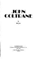 Book cover for John Coltrane