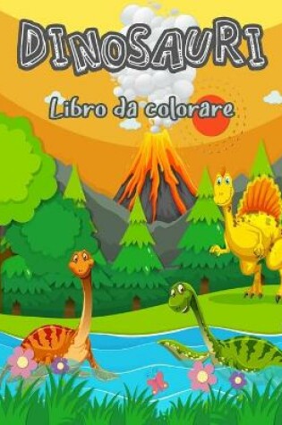 Cover of Dinosauro libro da colorare per i bambini