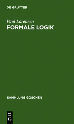 Cover of Formale Logik