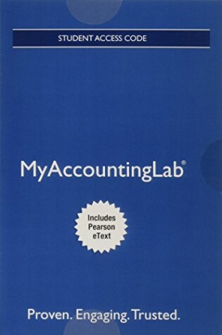 Cover of MyLab Accounting with Pearson eText -- Access Card -- for Horngren's Cost Accounting