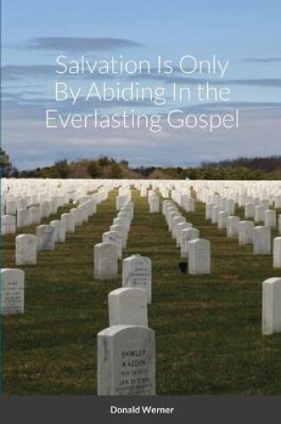 Cover of Salvation Is Only By Abiding In the Everlasting Gospel