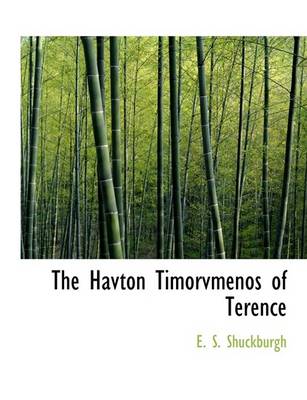 Book cover for The Havton Timorvmenos of Terence