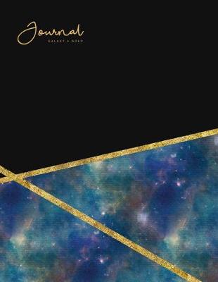Book cover for Journal Galaxy + Gold