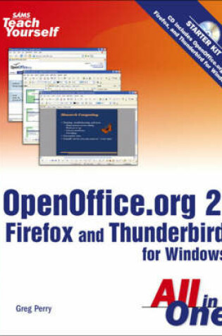 Cover of Sams Teach Yourself OpenOffice.org 2, Firefox and Thunderbird for Windows All in One
