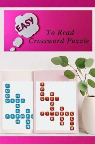 Cover of Easy To Read Crossword Puzzle