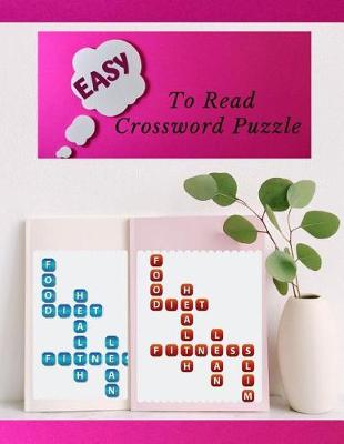 Book cover for Easy To Read Crossword Puzzle