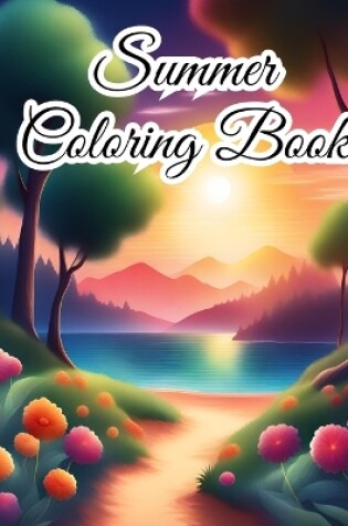 Cover of Summer Coloring Book For Kids