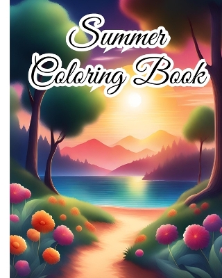 Book cover for Summer Coloring Book For Kids