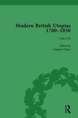 Book cover for Modern British Utopias, 1700-1850 Vol 2