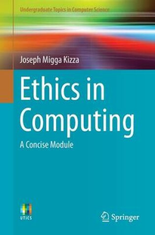 Cover of Ethics in Computing