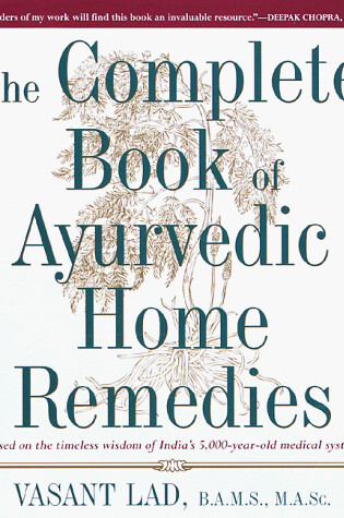 Cover of The Complete Book of Ayurvedic Home Remedies