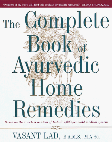 Book cover for The Complete Book of Ayurvedic Home Remedies