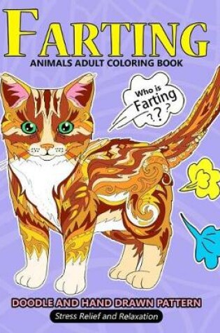 Cover of Farting Animals Adult Coloring Book