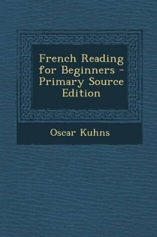 Cover of French Reading for Beginners