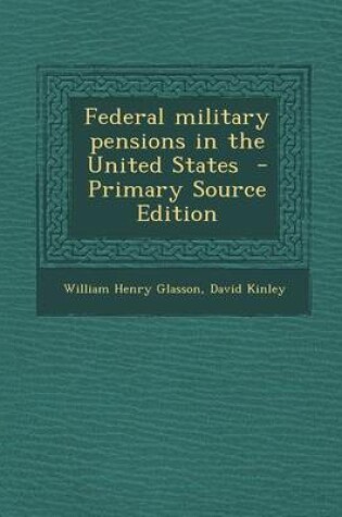 Cover of Federal Military Pensions in the United States