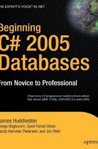Cover of Beginning C# 2005 Databases