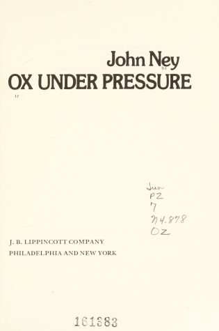 Cover of Ox Under Pressure