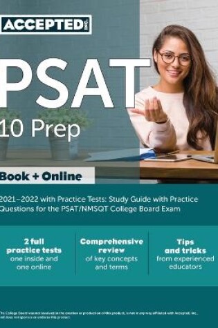 Cover of PSAT 10 Prep 2021-2022 with Practice Tests