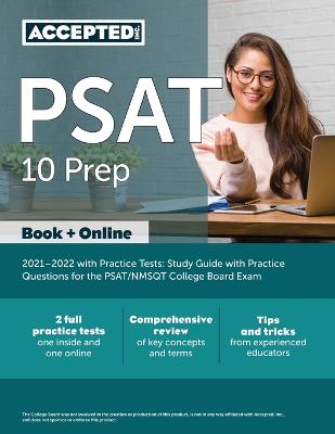 Book cover for PSAT 10 Prep 2021-2022 with Practice Tests