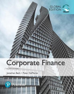 Book cover for Corporate Finance, Global Edition