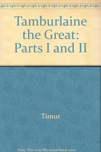 Book cover for Tamburlaine the Great