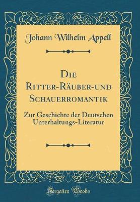 Book cover for Die Ritter-Rauber-Und Schauerromantik