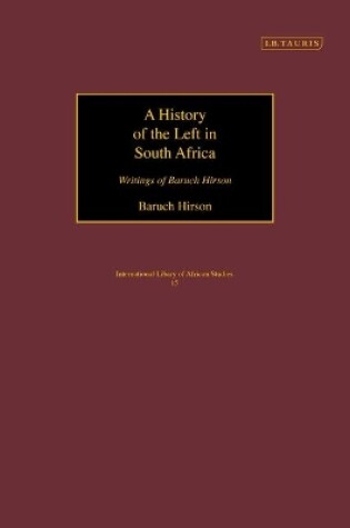 Cover of A History of the Left in South Africa