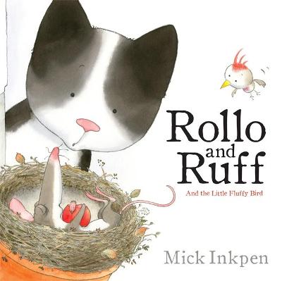 Book cover for Rollo and Ruff and the Little Fluffy Bird
